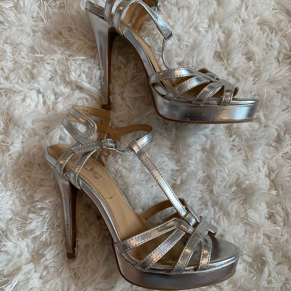 Silver heels